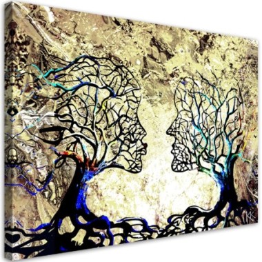 Quadro su tela, Kiss Tree Love Abstraction - 60x40