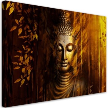 Canvas print, Golden Buddha - 60x40