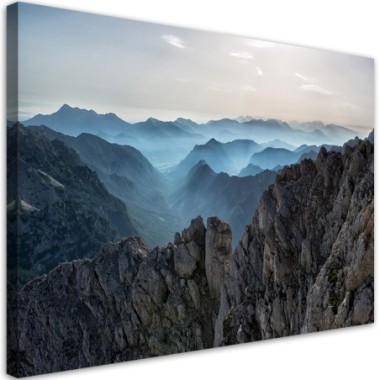 Quadro su tela, Montagne del paesaggio - 60x40