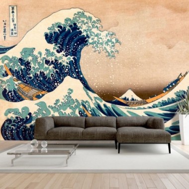 Fotomurale adesivo - Hokusai: The Great Wave off...