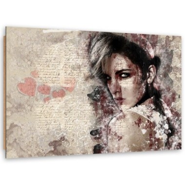 Quadro deco panel, Bella donna - astratto - 60x40