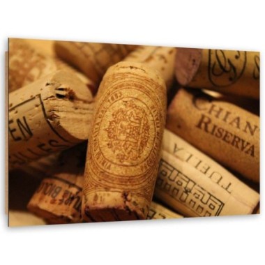 Quadro deco panel, Tappi di vino - 60x40