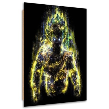 Quadro deco panel, Goku l'eroe dell'anime - 40x60
