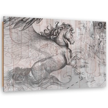 Quadro deco panel, Pegas Horse Abstraction - 60x40
