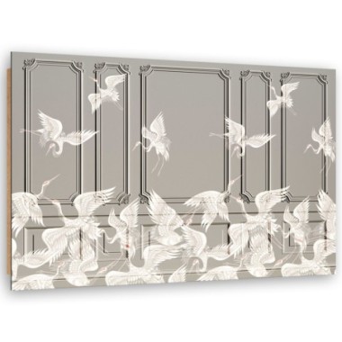 Quadro deco panel, Gru in volo - 60x40