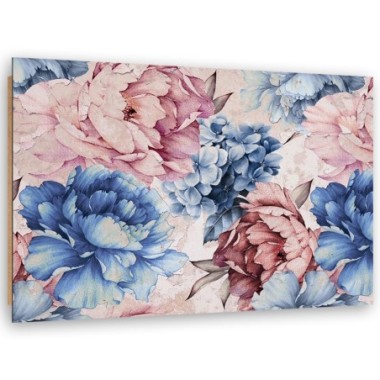 Quadro deco panel, Peonie pastello - 60x40