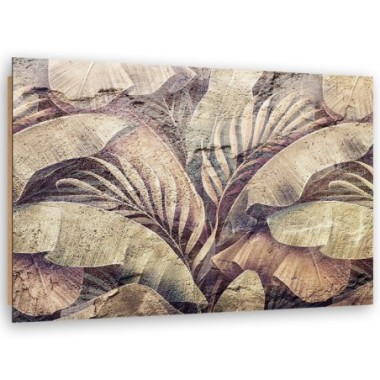 Quadro deco panel, Foglie di giungla di palma...