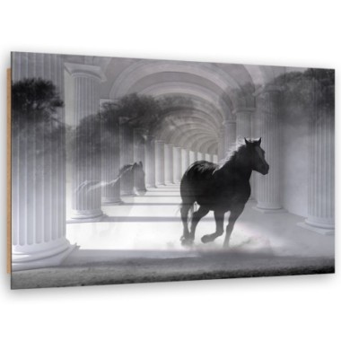 Quadro deco panel, Correndo cavallo 3D - 60x40