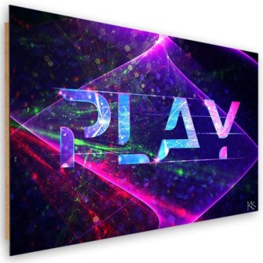 Quadro deco panel, L'astrazione dell'iscrizione - 60x40