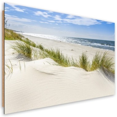 Quadro deco panel, BaÅ‚tyk Landscape Beach Sea - 60x40