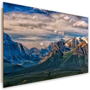 Quadro deco panel, Natura del paesaggio di montagna...
