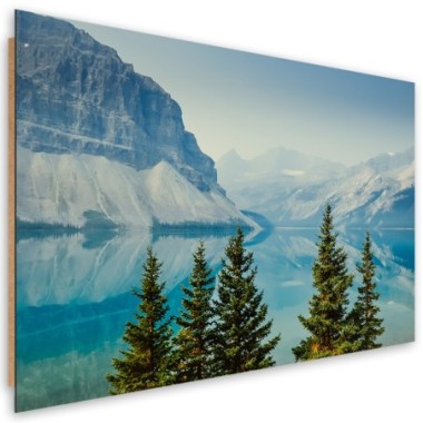Quadro deco panel, Montagne Lake Natura - 60x40