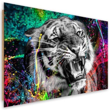 Quadro deco panel, Tiger Animal Nature - 60x40