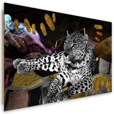 Quadro deco panel, Astrazione a colori Lampart - 60x40