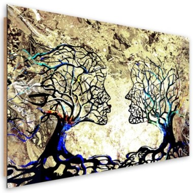 Quadro deco panel, Kiss Tree Love Abstraction - 60x40