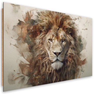 Deco panel print, Lion Animal Africa - 60x40