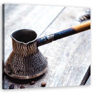 Quadro su tela, Caffettiera - 60x60