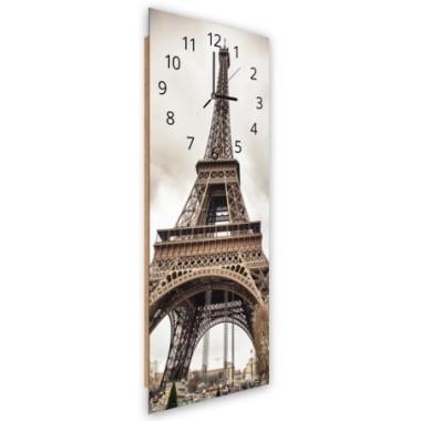 Orologio da parete, Torre Eiffel - 25x65