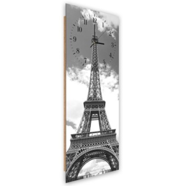 Orologio da parete, Vista sulla Torre Eiffel - 25x65