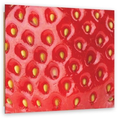 Quadro deco panel, Macro fragola - 60x60