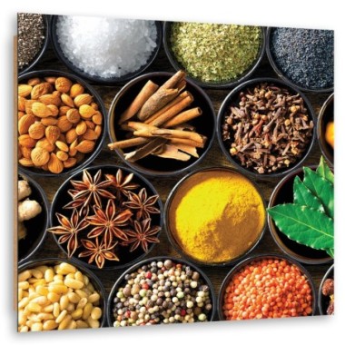 Quadro deco panel, Spezie da cucina - 60x60