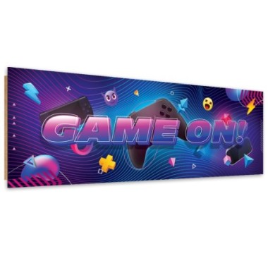 Quadro deco panel, Astrazione per il giocatore - 90x30