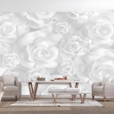 Fotomurale - Plaster Flowers - 200x140
