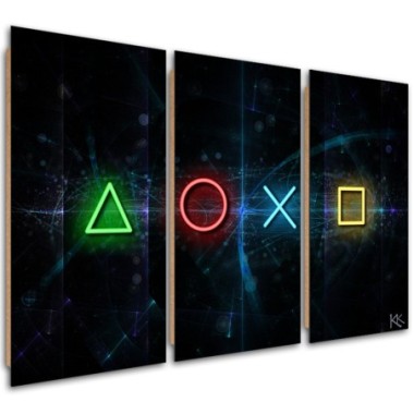 Quadro deco panel 3 paneli, Pulsanti per il...