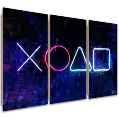 Quadro deco panel 3 paneli, Pulsanti per il...