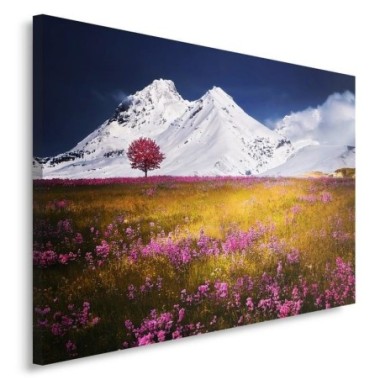 Quadro su tela, Montagna Paesaggio Natura - 90x60