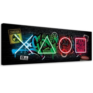 Quadro su tela, Controller di astrazione - 120x40