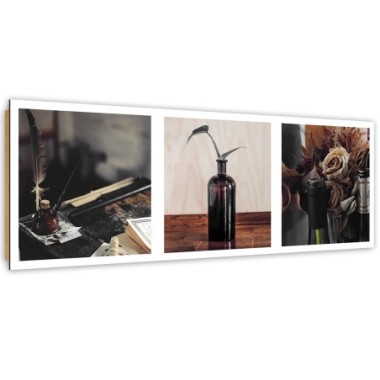 Quadro deco panel, Natura morta - set - 120x40
