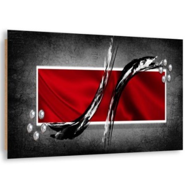 Quadro deco panel, Il mistero del rosso - 90x60