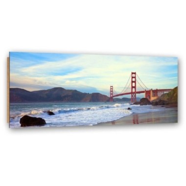 Quadro deco panel, Ponte del Golden Gate - 120x40