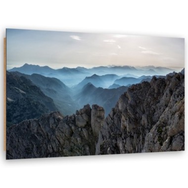 Quadro deco panel, Montagne del paesaggio - 90x60