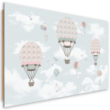 Quadro deco panel, Animali da volo a palloncini...