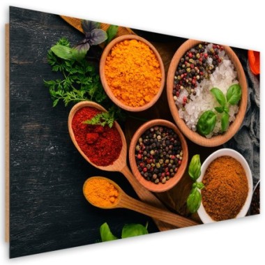 Quadro deco panel, Cibo da cucina delle spezie...
