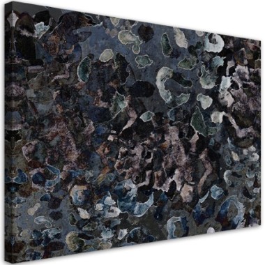 Quadro su tela, Struttura macro minerale - 90x60