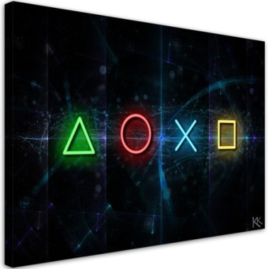 Quadro su tela, Pulsanti per il controller - 90x60