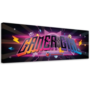 Quadro su tela, Iscrizione della zona di gioco - 120x40