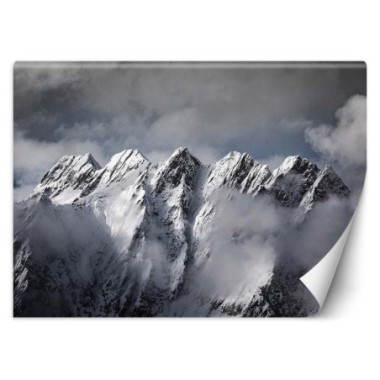 Carta Da Parati, Montagne in inverno - 200x140