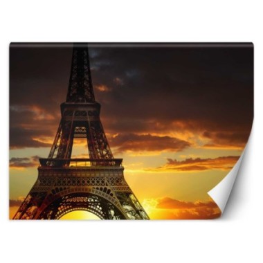 Carta Da Parati, La Torre Eiffel al tramonto - 200x140