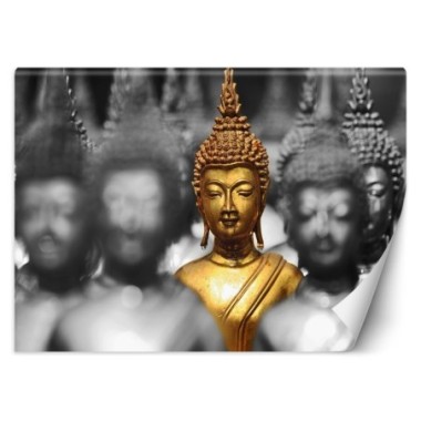 Carta Da Parati, Buddha Zen d'oro - 200x140