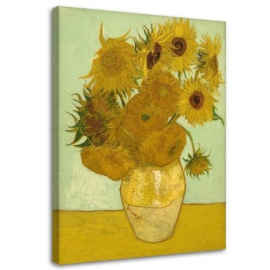 Quadro su tela, RIPRODUZIONE Girasoli - V. van Gogh...