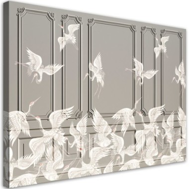 Quadro su tela, Gru in volo - 100x70