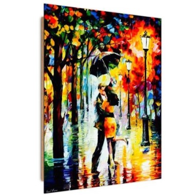 Quadro deco panel, Coppia di innamorati sotto...