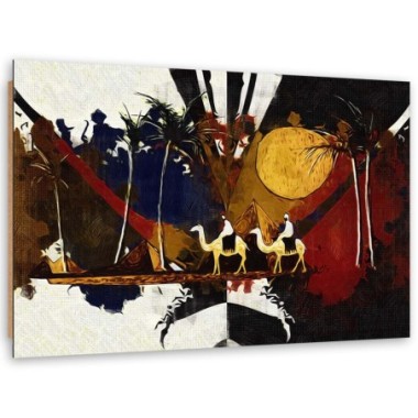 Quadro deco panel, Paesaggio africano - 100x70