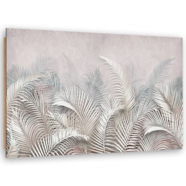 Quadro deco panel, Foglie di palma 3D - 100x70