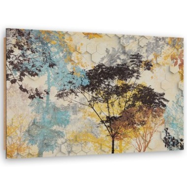 Quadro deco panel, Alberi autunnali - 100x70