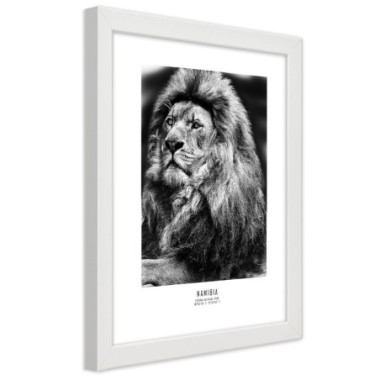 Quadro con cornice, Simbolo dell'Africa - 70x100
